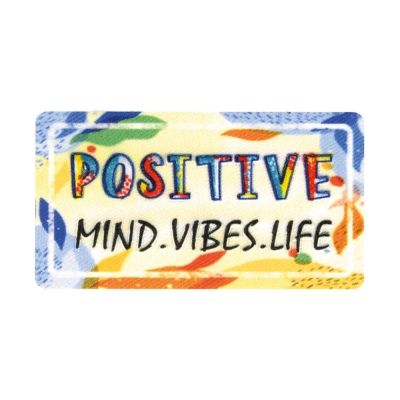 Ecusson Thermocollant Message Positif - Positive