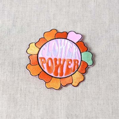 Ecusson Thermocollant Seventies - Flower power