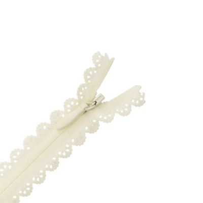 Fermeture invisible Zoé dentelle Ecru - 2 tailles
