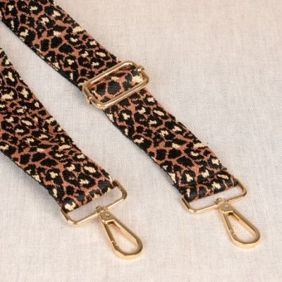 Sangle pour sac 38 mm Léopard - Avec mousquetons