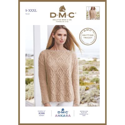 Modèle pull Tricot femme DMC Laine Ankara