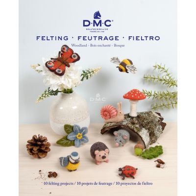Livre de 10 modèles de feutrage cactus et succulentes