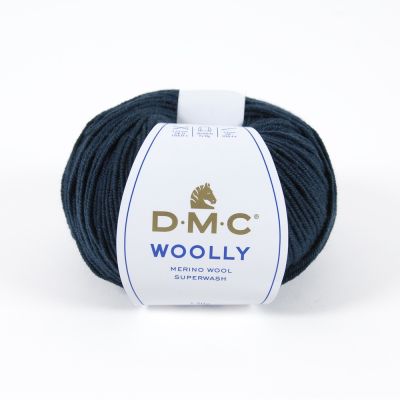 Fil laine Woolly DMC Bleu marine N° 79