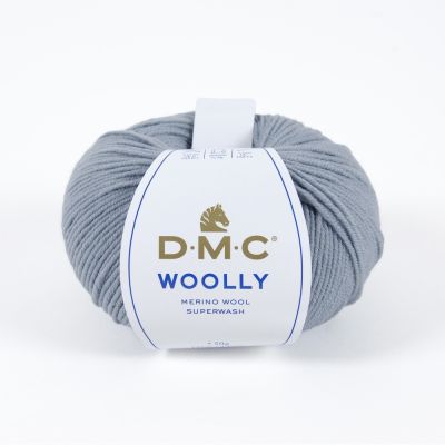 Fil laine Woolly DMC Gris souris N° 124