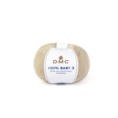 Fil Laine 100% Baby 3 DMC Beige N° 11