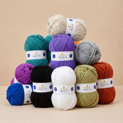 Fil à tricoter Knitty 10 DMC - 10 Couleurs