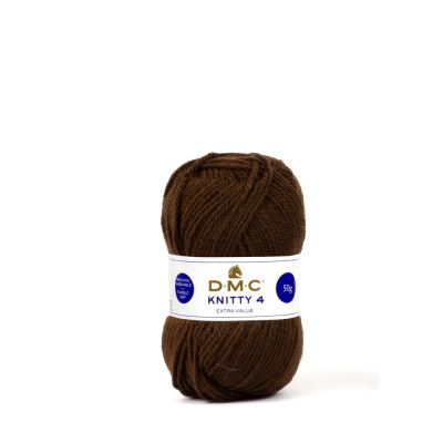 Fil à tricoter Knitty 4 DMC Brun N° 947