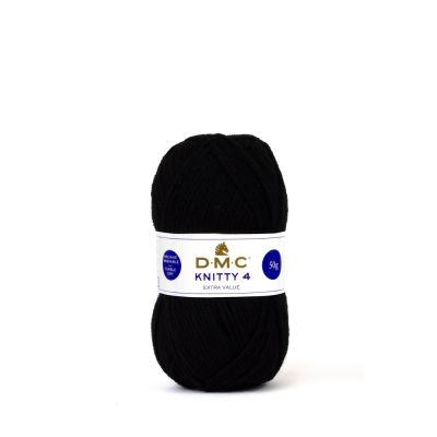 Fil à tricoter Knitty 4 DMC Noir N° 965