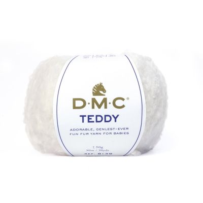 Fil laine Teddy DMC Blanc N° 310