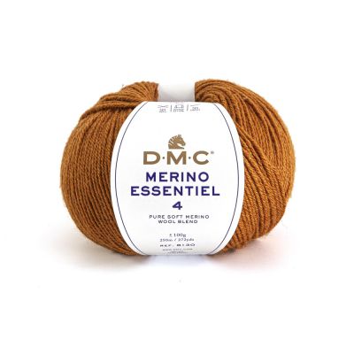 Fil laine Mérino essentiel 4 DMC Cognac N° 876
