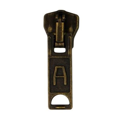 Curseur pour fermeture à glissière Injecté n° 10 - Bronze
