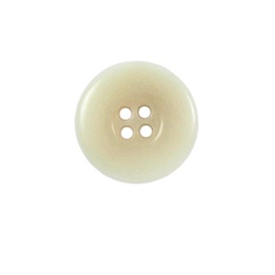 Bouton incurvé Carolina 18 mm - Blanc