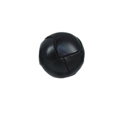 Bouton Giustina effet capitonné 15 mm - Noir