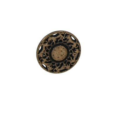 Bouton Michel-Angelo forme lion en métal 15 mm - Bronze