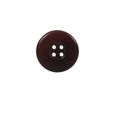 Bouton incurvé Carolina 15 mm - Marron