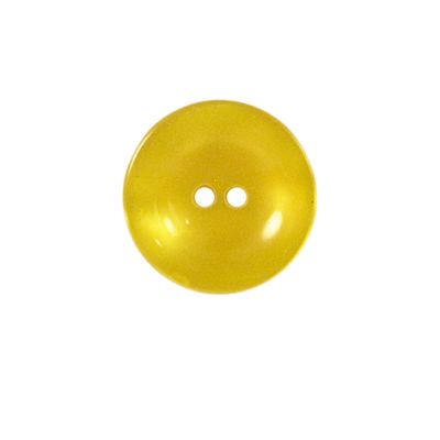 Bouton brillants creusé Giorgio 18 mm - Jaune