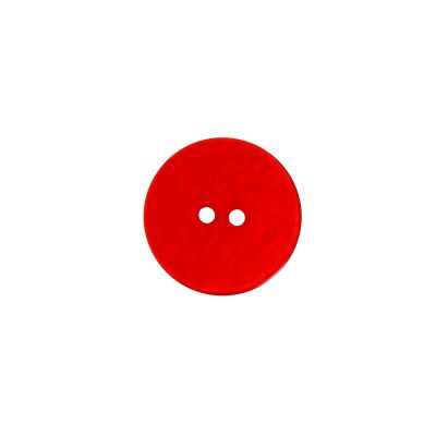 Bouton effet froissé 15 mm - Rouge