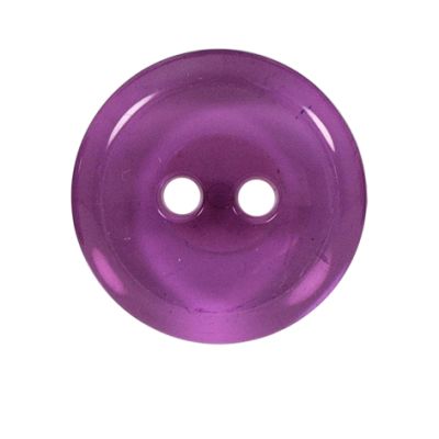 Bouton Cristobal transparent 27 mm - Violet
