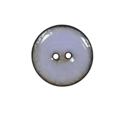 Bouton bois laqué Velentino 20 mm - Bleu