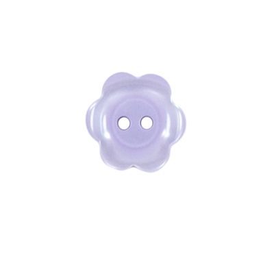 Bouton Yves fleur 15 mm - Mauve