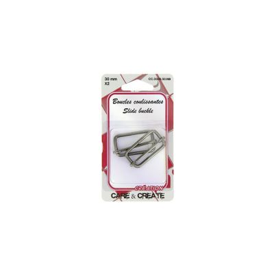 Boucle coulissante 30 mm x 2 - Care &amp; create