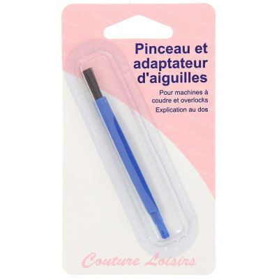 Pinceau avec adaptateur d&#039;aiguilles pour machine à coudre