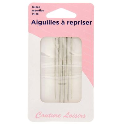 Aiguilles à repriser assorties n°14 à 18 x5