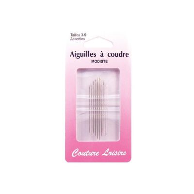 Aiguilles modiste assorties n°03 à n°9 x10