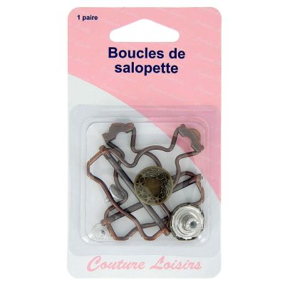 Boucles pour salopette Bronze x2
