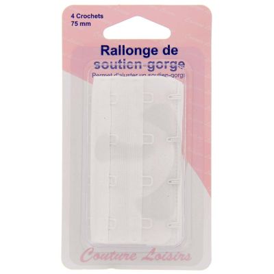 Rallonge de soutiens-gorge 75 mm - Blanc