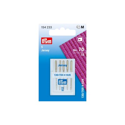 Aiguilles spéciales Jersey Prym pour machine à coudre 130/705 SUK - No.70