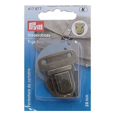 Fermeture de cartable 26 mm Prym Laiton antique