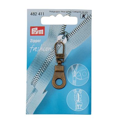 Tirette pour fermeture éclair Prym Fashion Oeillet Laiton Antique