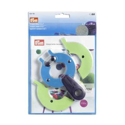 Appareil à Pompon 2 en 1 Prym 7 et 9 cm