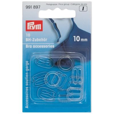 Accessoires de soutien-gorge Prym Transparent - 10 mm