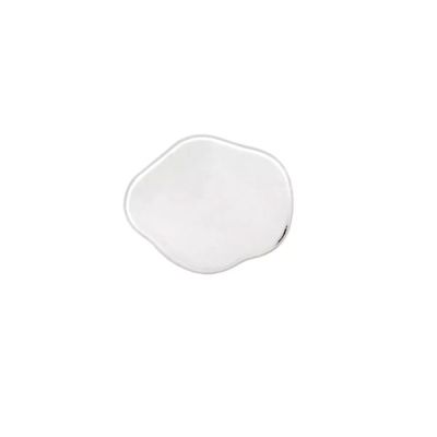 Bouton Prym en métal 12 mm - Argent rond irrégulier