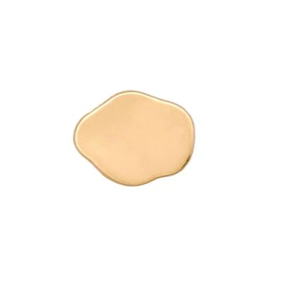 Bouton Prym en métal 12 mm - Or rond irrégulier