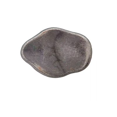 Bouton Prym en métal 12 mm - Titane rond irrégulier
