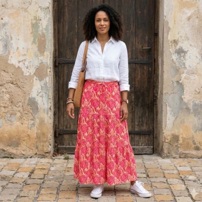 Kit Couture Craftine Jupe Inaya fleuri