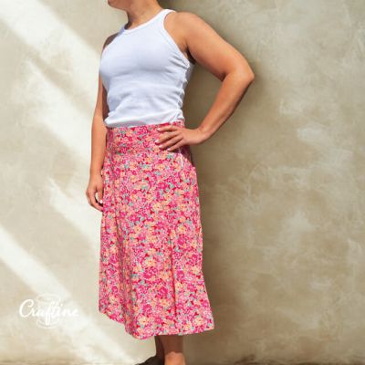 Kit Couture Craftine Jupe Pivoine Fleurie