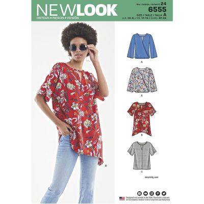 Patron New Look 6555 Blouse