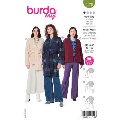 Patron Burda 5976 Veste &amp; Manteau