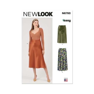 Patron New Look 6793 Jupe en Deux Longueurs