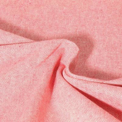 Tissu Toile de Coton aspect Lin Aubiane uni Rose - Par 10 cm