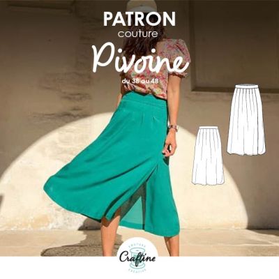 Patron Craftine Jupe Pivoine