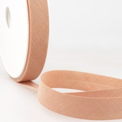 Biais replié tout textile 20 mm Beige x1m