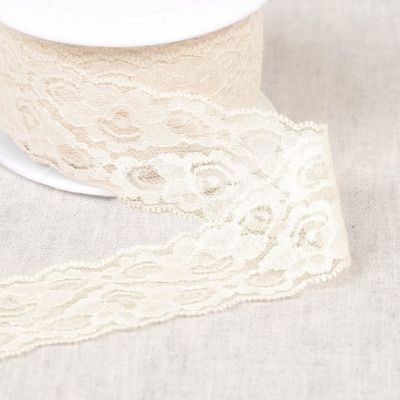 Dentelle Entre deux 45 mm - Ivoire x1m