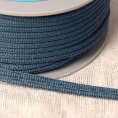 Cordon double passepoil Bleu lavande x1m