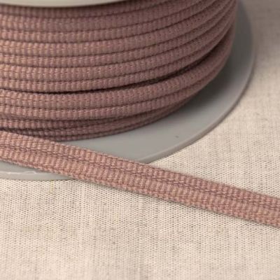 Cordon double passepoil Vieux rose x1m