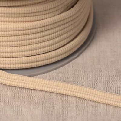 Cordon double passepoil Ecru x1m